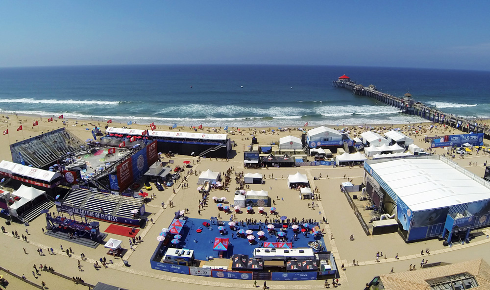 US Open of Surfing in Huntington Beach