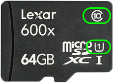 Markings On Micro Sd Cards