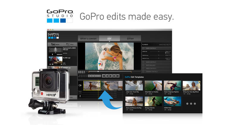 Logiciel de montage GoPro Studio